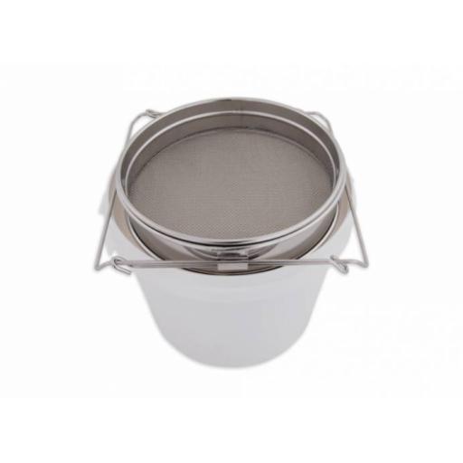 Stainless steel double strainer
